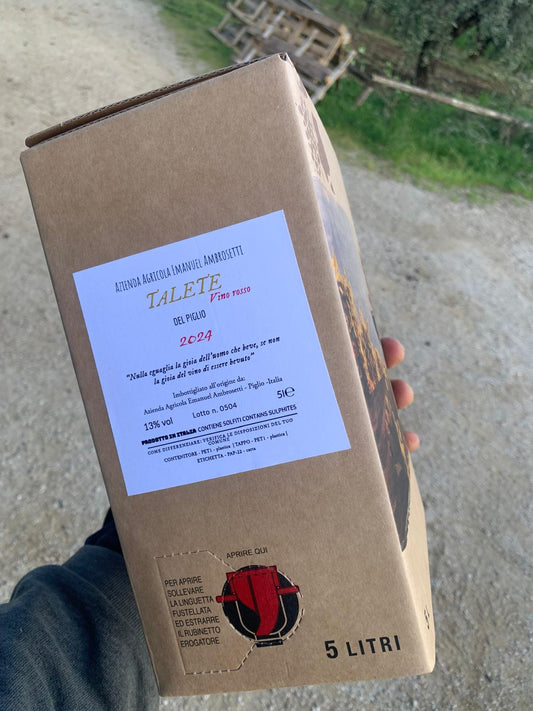 Bag in box 5l vino rosso
